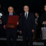 Gala XX Świętokrzyskiej Nagrody Jakości. Od lewej: Grzegorz Banaś, radny sejmiku, Wiesław Grudzień, Intester, Andrzej Bętkowski, marszałek województwa świętokrzyskiego, Andrzej Pruś, przewodniczący sejmiku / Zbigniew Masternak / Urząd Marszałkowski Województwa Świętokrzyskiego