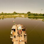 01.08.2017 Opatowiec. Prom na Wiśle. / Jarosław Kubalski / Radio Kielce