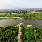 09.08.2017 Nowy Korczyn. Wisła. Prom. / Jarosław Kubalski / Radio Kielce