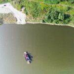 09.08.2017 Nowy Korczyn. Wisła. Prom. / Jarosław Kubalski / Radio Kielce