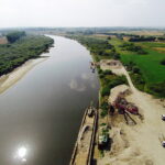 09.08.2017 Nowy Korczyn. Wisła. Kopalnia piasku. / Jarosław Kubalski / Radio Kielce