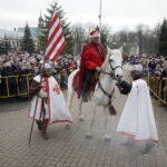 06.01.2018 Kielce. Orszaki Trzech Króli spotkały się na Placu Jana Pawła II. Andrzej Załucki / Jarosław Kubalski / Radio Kielce
