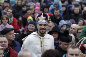 06.01.2018 Kielce. Orszak Trzech Króli. Na zdjęciu: Michał Jurecki / Fot. Jarosław Kubalski - Radio Kielce