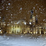 18.01.2018 Kielce. Zima. Opady śniegu. Pałac Biskupów Krakowskich / Jarosław Kubalski / Radio Kielce