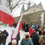 21.01.2018 Kielce. 155 rocznica wybuchu Powstania Styczniowego. Uroczystości pod Krzyżem Powstańczym na Karczówce / Jarosław Kubalski / Radio Kielce