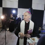 02.03.2018 Radio Kielce. Otwarcie Radia po remoncie. Biskup Marian Florczyk / Jarosław Kubalski / Radio Kielce