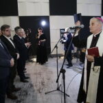 02.03.2018 Radio Kielce. Otwarcie Radia po remoncie. Biskup Marian Florczyk / Jarosław Kubalski / Radio Kielce