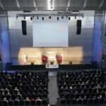 06.03.2018 Kielce. Targi Kielce. Marc Lemaitre, Dyrektor Generalny do spraw Polityki Regionalnej i Miejskiej w Komisji Europejskiej podczas dyskusji o przyszłości unijnego budżetu / Jarosław Kubalski / Radio Kielce