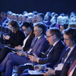 06.03.2018 Kielce. Targi Kielce. Marc Lemaitre, Dyrektor Generalny do spraw Polityki Regionalnej i Miejskiej w Komisji Europejskiej podczas dyskusji o przyszłości unijnego budżetu / Jarosław Kubalski / Radio Kielce