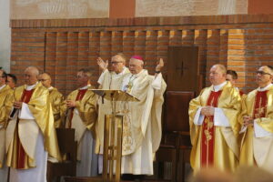 01.05.2018 Kielce. Uroczystości 1 Maja. Święto Pracy. Msza w kościele świętego Józefa Robotnika / Jarosław Kubalski / Radio Kielce