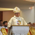 01.05.2018 Kielce. Uroczystości 1 Maja. Święto Pracy. Msza w kościele świętego Józefa Robotnika. Biskup Piotr Skucha / Jarosław Kubalski / Radio Kielce