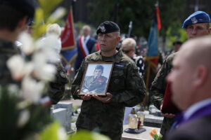 09.06.2018 Bliżyn. Pogrzeb major Józefy Życińskiej ps. „Zośka”, żołnierza AK / Jarosław Kubalski / Radio Kielce