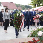 12.07.2018 Michniów. Uroczystości Dnia Walki i Męczeństwa Wsi Polskiej. Marszałek Adam Jarubas / Jarosław Kubalski / Radio Kielce