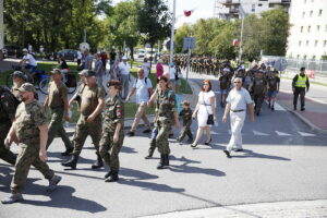 12.08.2018 Kielce. 38. Marsz Szlakiem I Kompanii Kadrowej / Jarosław Kubalski / Radio Kielce