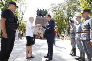 12.08.2018 Kielce. 38. Marsz Szlakiem I Kompanii Kadrowej / Jarosław Kubalski / Radio Kielce