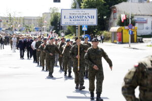 12.08.2018 Kielce. 38. Marsz Szlakiem I Kompanii Kadrowej / Jarosław Kubalski / Radio Kielce