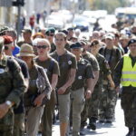 12.08.2018 Kielce. 38. Marsz Szlakiem I Kompanii Kadrowej / Jarosław Kubalski / Radio Kielce