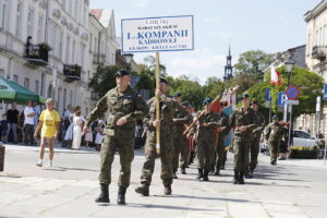 12.08.2018 Kielce. 38. Marsz Szlakiem I Kompanii Kadrowej / Jarosław Kubalski / Radio Kielce