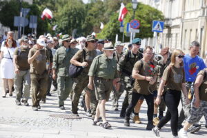 12.08.2018 Kielce. 38. Marsz Szlakiem I Kompanii Kadrowej / Jarosław Kubalski / Radio Kielce