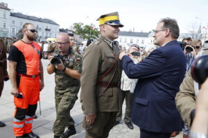 12.08.2018 Kielce. 38. Marsz Szlakiem I Kompanii Kadrowej / Jarosław Kubalski / Radio Kielce