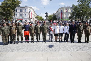 12.08.2018 Kielce. 38. Marsz Szlakiem I Kompanii Kadrowej / Jarosław Kubalski / Radio Kielce