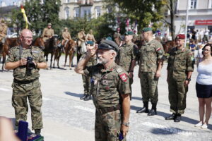 12.08.2018 Kielce. 38. Marsz Szlakiem I Kompanii Kadrowej / Jarosław Kubalski / Radio Kielce