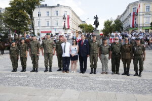 12.08.2018 Kielce. 38. Marsz Szlakiem I Kompanii Kadrowej / Jarosław Kubalski / Radio Kielce