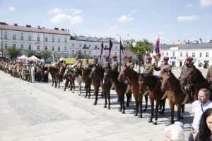 12.08.2018 Kielce. 38. Marsz Szlakiem I Kompanii Kadrowej / Jarosław Kubalski / Radio Kielce