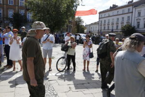 12.08.2018 Kielce. 38. Marsz Szlakiem I Kompanii Kadrowej / Jarosław Kubalski / Radio Kielce