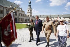 12.08.2018 Kielce. 38. Marsz Szlakiem I Kompanii Kadrowej / Jarosław Kubalski / Radio Kielce