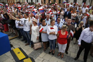 19.08.2018 Sandomierz. Wizyta premiera Mateusza Morawieckiego / Jarosław Kubalski / Radio Kielce