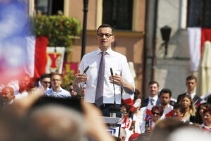 19.08.2018 Sandomierz. Wizyta premiera Mateusza Morawieckiego / Jarosław Kubalski / Radio Kielce