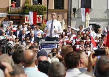 19.08.2018 Sandomierz. Wizyta premiera Mateusza Morawieckiego / Jarosław Kubalski / Radio Kielce