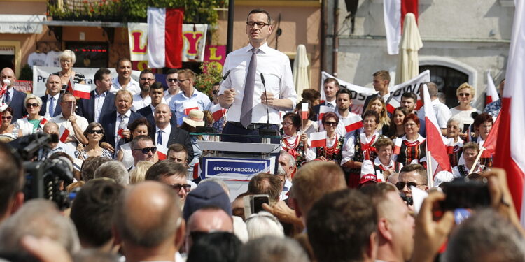 19.08.2018 Sandomierz. Wizyta premiera Mateusza Morawieckiego / Jarosław Kubalski / Radio Kielce