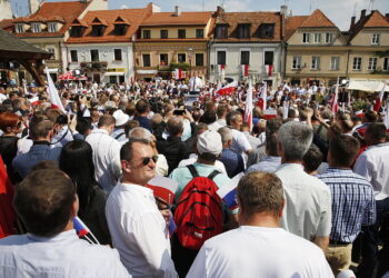 19.08.2018 Sandomierz. Wizyta premiera Mateusza Morawieckiego / Jarosław Kubalski / Radio Kielce