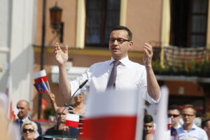 19.08.2018 Sandomierz. Wizyta premiera Mateusza Morawieckiego / Jarosław Kubalski / Radio Kielce