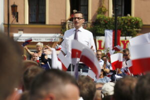 19.08.2018 Sandomierz. Wizyta premiera Mateusza Morawieckiego / Jarosław Kubalski / Radio Kielce