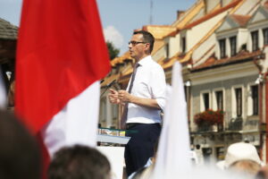 19.08.2018 Sandomierz. Wizyta premiera Mateusza Morawieckiego / Jarosław Kubalski / Radio Kielce