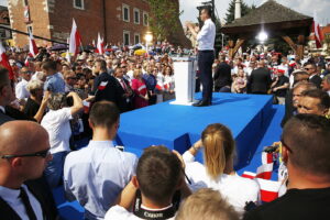 19.08.2018 Sandomierz. Wizyta premiera Mateusza Morawieckiego / Jarosław Kubalski / Radio Kielce