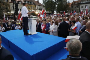 19.08.2018 Sandomierz. Wizyta premiera Mateusza Morawieckiego / Jarosław Kubalski / Radio Kielce