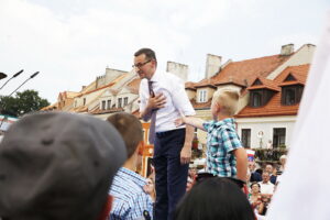 19.08.2018 Sandomierz. Wizyta premiera Mateusza Morawieckiego / Jarosław Kubalski / Radio Kielce