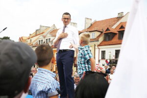 19.08.2018 Sandomierz. Wizyta premiera Mateusza Morawieckiego / Jarosław Kubalski / Radio Kielce