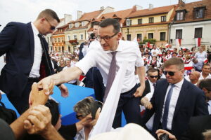 19.08.2018 Sandomierz. Wizyta premiera Mateusza Morawieckiego / Jarosław Kubalski / Radio Kielce