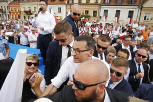 19.08.2018 Sandomierz. Wizyta premiera Mateusza Morawieckiego / Jarosław Kubalski / Radio Kielce