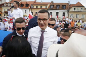 19.08.2018 Sandomierz. Wizyta premiera Mateusza Morawieckiego / Jarosław Kubalski / Radio Kielce