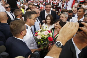 19.08.2018 Sandomierz. Wizyta premiera Mateusza Morawieckiego / Jarosław Kubalski / Radio Kielce