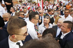 19.08.2018 Sandomierz. Wizyta premiera Mateusza Morawieckiego / Jarosław Kubalski / Radio Kielce