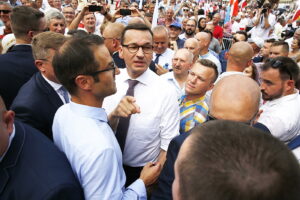 19.08.2018 Sandomierz. Wizyta premiera Mateusza Morawieckiego / Jarosław Kubalski / Radio Kielce