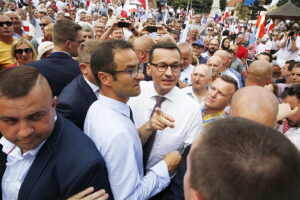 19.08.2018 Sandomierz. Wizyta premiera Mateusza Morawieckiego / Jarosław Kubalski / Radio Kielce