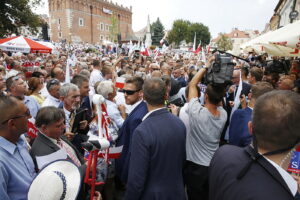 19.08.2018 Sandomierz. Wizyta premiera Mateusza Morawieckiego / Jarosław Kubalski / Radio Kielce